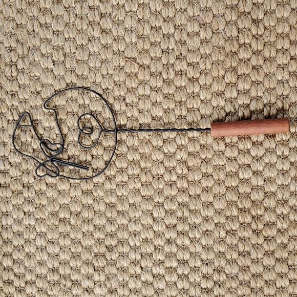 Accents Antique Old 17 Inches Wire Wood Swan Pillow Fluffer Rug Clothe Poshmark